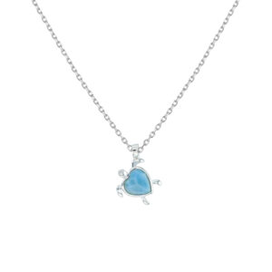 Cadena en Larimar Plata 925 Joyeria Alahas cdpl-019