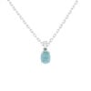 Cadena en Larimar Plata 925 Joyeria Alahas cdpl-021