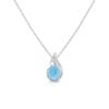 Cadena en Larimar Plata 925 Joyeria Alahas cdpl-023