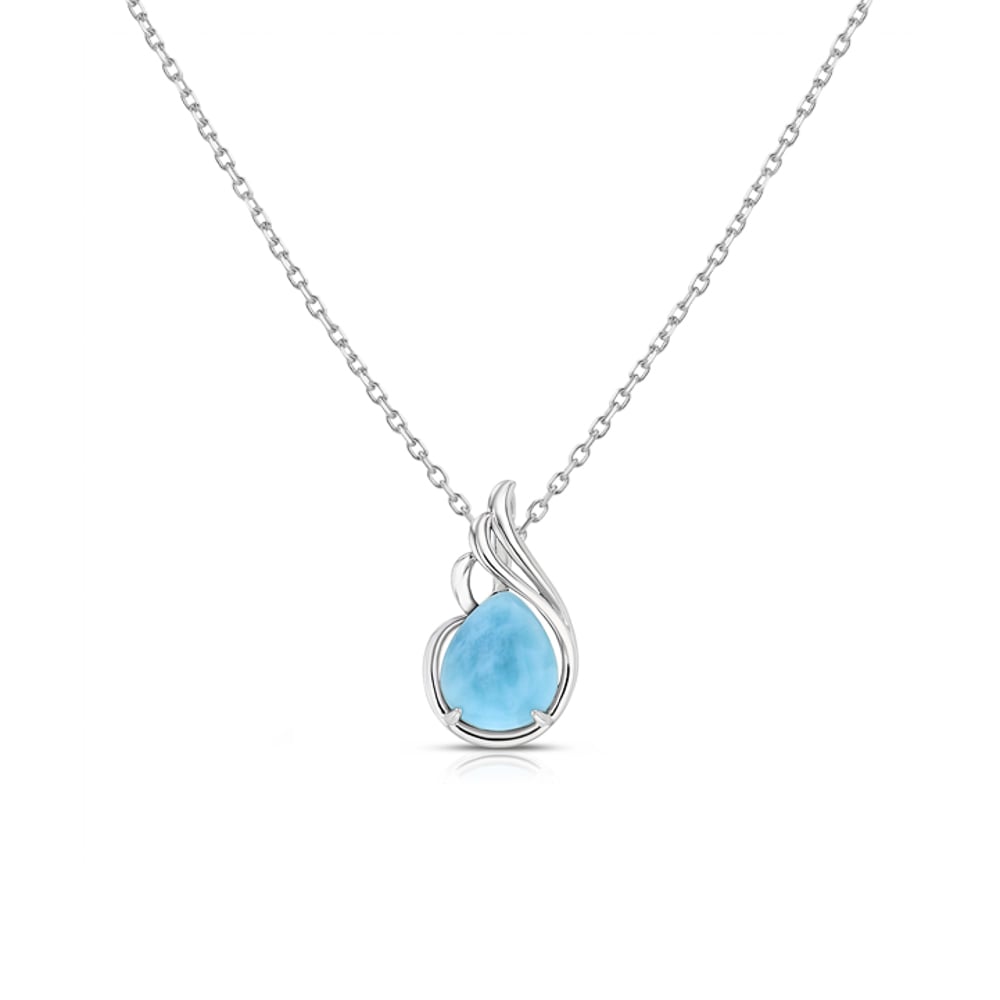 Cadena en Larimar Plata 925 Joyeria Alahas cdpl-023