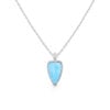 Cadena en Larimar Plata 925 Joyeria Alahas cdpl-024