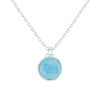 Cadena en Larimar Plata 925 Joyeria Alahas cdpl-025