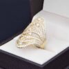 Anillo Oro 14k Zirconias Joyeria Alahas ANO-100