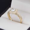 Anillo compromiso Oro 14k zirconias Joyeria Alahas SOLOZ-295