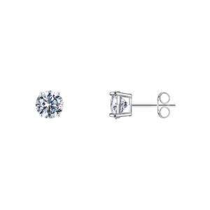 Dormilonas en Plata 925 con Zirconia Joyeria Alahas dorp-052