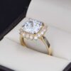 Anillo Oro 14k Zirconias Joyeria Alahas Ano-119