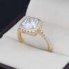 Anillo compromiso Oro 14k Zirconias Joyeria Alahas SOLOZ-332