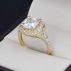 Anillo compromiso Oro 14k Zirconias Joyeria Alahas SOLOZ-339