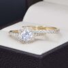 Duo de boda Oro 14k Zirconias Joyeria Alahas DO-153