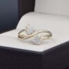 Anillo Oro 14k Zirconias Joyeria Alahas ANO-123