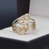 Anillo Oro 14k Zirconias Joyeria Alahas ANO-133