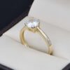 Anillo compromiso Oro 14k zirconias Joyeria Alahas SOLOZ-346