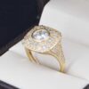 Anillo Oro 14k Zirconias Joyeria Alahas ANO-141