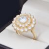 Anillo Oro 14k Zirconias Joyeria Alahas ANO-143