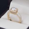 Anillo compromiso Oro 14k Zirconias Joyeria Alahas Soloz-352