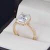 Anillo compromiso Oro 14k Zirconias Joyeria Alahas Soloz-353