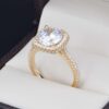 Anillo compromiso Oro 14k Zirconias Joyeria Alahas Soloz-354
