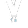 Gargantilla plata 925 Larimar gapl-005