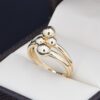 Anillo Oro 14k zirconias Joyeria Alahas ANO-173
