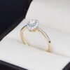 Anillo compromiso Oro 14k Diamantes Joyeria Alahas SDIAM-218