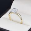 Anillo compromiso Oro 14k Diamantes Joyeria Alahas SDIAM-220