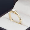 Anillo compromiso Oro 14k Zirconias Joyeria Alahas Soloz-374
