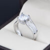 Anillo compromiso Oro 14k Zirconias Joyeria Alahas Soloz-375