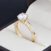 Anillo compromiso Oro 14k Zirconias Joyeria Alahas Soloz-377