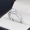 Anillo compromiso Oro 14k Zirconias Joyeria Alahas Soloz-378