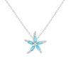 Cadena en Larimar Plata 925 Joyeria Alahas cdpl-028