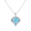 Cadena en Larimar Plata 925 Joyeria Alahas cdpl-029