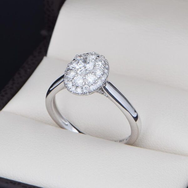 Anillo Compromiso Oro 14k Diamantes Joyeria Alahas SDIAM-229