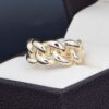 Anillo Oro 14k zirconias Joyeria Alahas ANO-183