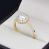 Anillo Oro 14k zirconias Joyeria Alahas ANO-197