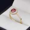 Anillo Oro 14k zirconias Joyeria Alahas ANO-199