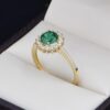Anillo Oro 14k zirconias Joyeria Alahas ANO-200