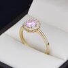 Anillo Oro 14k zirconias Joyeria Alahas ANO-201