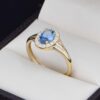 Anillo Oro 14k zirconias Joyeria Alahas ANO-203