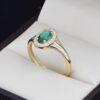 Anillo Oro 14k zirconias Joyeria Alahas ANO-205