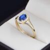 Anillo Oro 14k zirconias Joyeria Alahas ANO-207