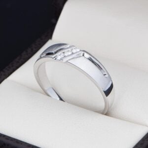 Aro de boda Oro 14k Diamantes Joyerias Alahas ADIAM-036