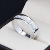 Aro de boda Oro 14k Diamantes Joyerias Alahas ADIAM-040
