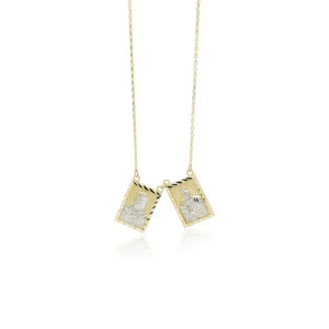 Cadena con dije Oro 14k Joyeria Alahas CCDO-144