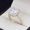 Anillo Compromiso Oro 14k Zirconias Joyeria Alahas Soloz-382