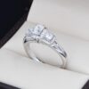 Anillo Compromiso Oro 14k Zirconias Joyeria Alahas Soloz-383