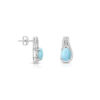 Arete Plata 925 Larimar Joyeria Alahas ARTPL-001