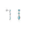 Arete Plata 925 Larimar Joyeria Alahas ARTPL-008