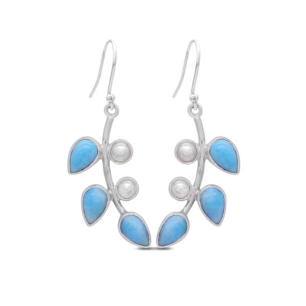 Dormilona Larimar Plata 925 Joyeria Alahas DORP-010