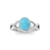 Anillo de Plata 925 con Larimar Joyeria Alahas anpl-001