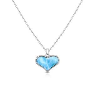 Cadena en Larimar Plata 925 Joyeria Alahas cdpl-003